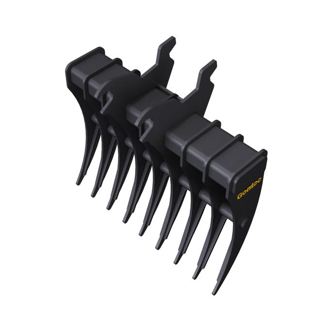 Gentec Equipment Rake w/ Wedge Coupler | Rake Width 40" & 48" | Machine Size 4.0-5.9 Tons | For John Deere 50