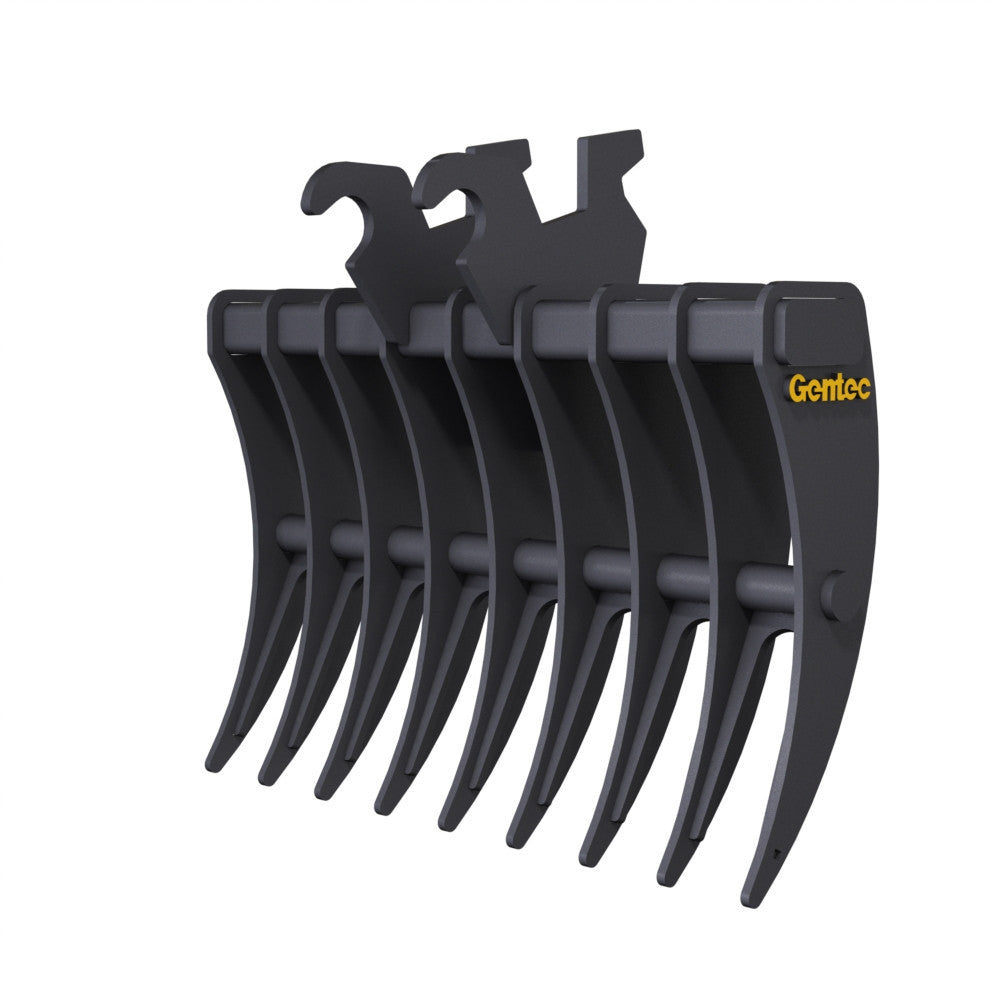 Gentec Equipment Rake w/ Canada Wedge Coupler | Rake Width 40" | Machine Size 2.3-3.9 Tons | For Kubota KX040