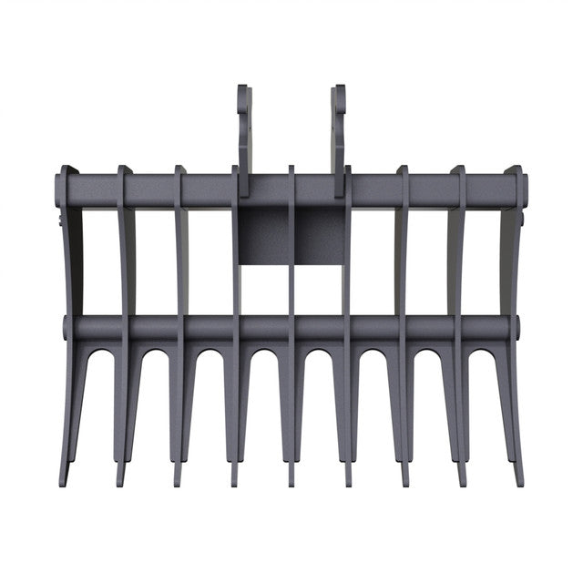 Gentec Equipment Rake w/ Canada Wedge Coupler | Rake Width 40