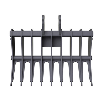 Gentec Equipment Rake w/ Canada Wedge Coupler | Rake Width 40" | Machine Size 2.3-3.9 Tons | For Kubota KX040