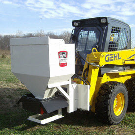 Herd 750-3pt Broadcast Seeder & Spreader For Skid Steer Loaders