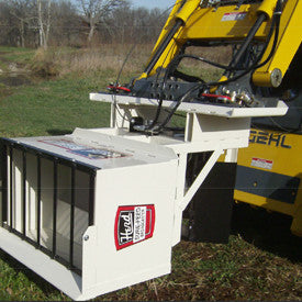 HERD Salt & Sand Scoop Spreader | Model SCP2011 | Capacity 20 Cubic Ft. | Hydraulic Flow Range 10-20 GPM | For Skid Steers