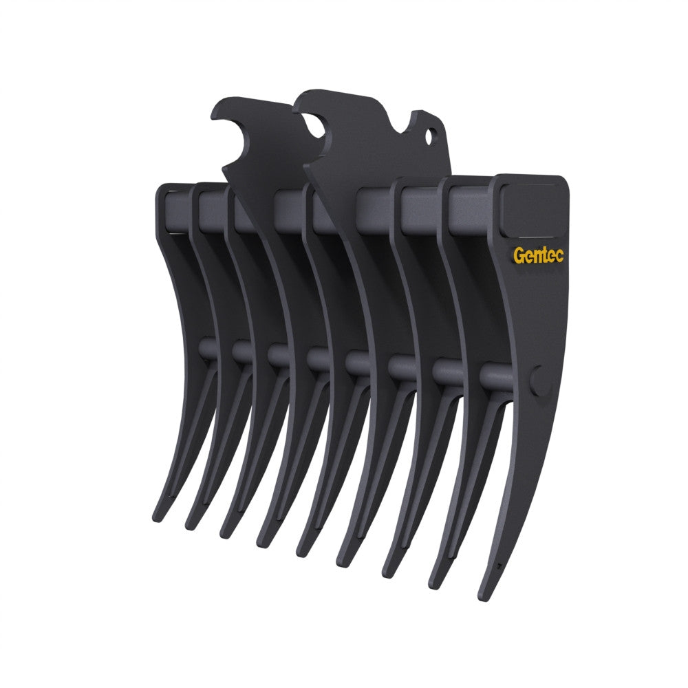 Gentec Equipment Rake w/ USA Quick Coupler | Rake Width 40" | Machine Size 4.0-5.9 Tons | For Kubota KX057