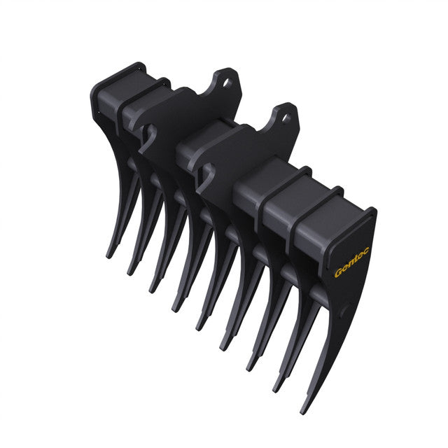 Gentec Equipment Rake w/ USA Quick Coupler | Rake Width 40" | Machine Size 4.0-5.9 Tons | For Kubota KX057