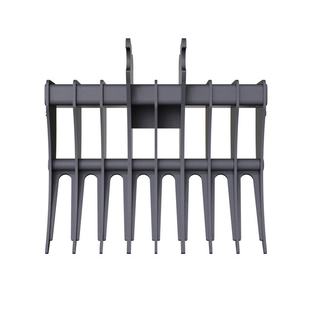 Gentec Equipment Rake w/ USA Quick Coupler | Rake Width 40" | Machine Size 4.0-5.9 Tons | For Kubota KX057