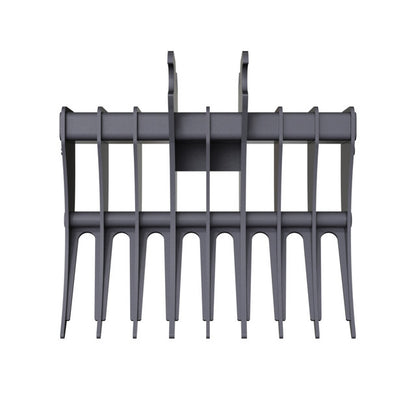 Gentec Equipment Rake w/ USA Quick Coupler | Rake Width 40" | Machine Size 4.0-5.9 Tons | For Kubota KX057