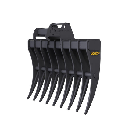 Gentec Equipment Rake w/ Bobcat X-Change Coupler | Rake Width 40