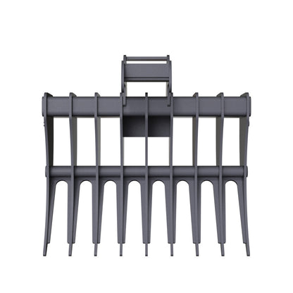 Gentec Equipment Rake w/ Bobcat X-Change Coupler | Rake Width 40" & 48" | Machine Size 4.0-5.9 Tons | For Excavators