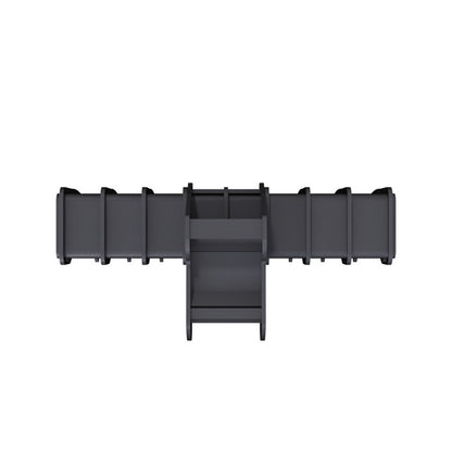Gentec Equipment Rake w/ Bobcat X-Change Coupler | Rake Width 40" & 48" | Machine Size 4.0-5.9 Tons | For Excavators
