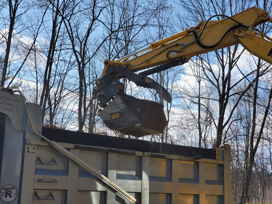 Werk-Brau Hydraulic Tilting Grade Bucket | Width 60–84" | 12–50 Tons | For Mini Excavator
