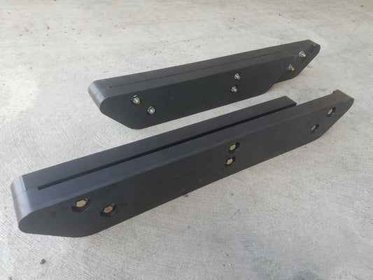 Express Steel | Poly Replacement Snow Pusher Shoes | Model XP36 | SKU ES936REPSHOES | Width 40" | Weight 25 lbs Each | For XP36 Snow Pusher