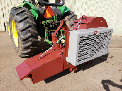 Agrishield Single PTO Berm Blower | Horsepower 35 HP | Adjustable Outlet Nozzle | For Tractors