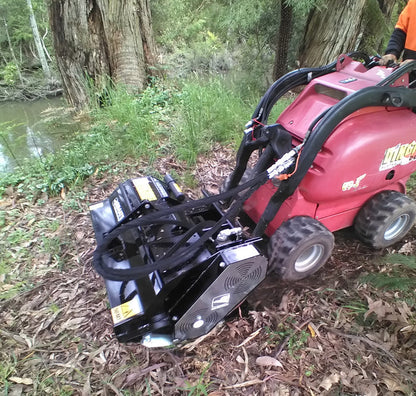 Simatech Mini Skid Steer Mulcher - Mini Excavator Mulcher VML 110