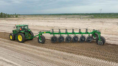 Harrell Ag | Rock N' Root Rake | 12' Working Width | Land Clearing | HorsePower 60-200+ HP | For 60-200+ HP Tractors