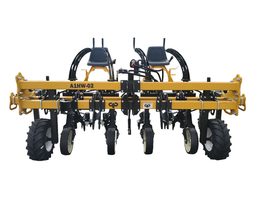 A-1 Implements Hemp Hawk Two Row Weeder | Model A1HW-02 Row Width 30” to 48” | For Tractor