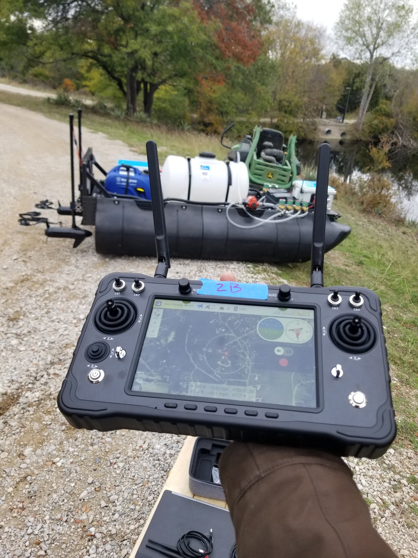 ADAPT Drone Boat - Autonomous Spraying Boat - Extended Length - Hybrid Powertrain