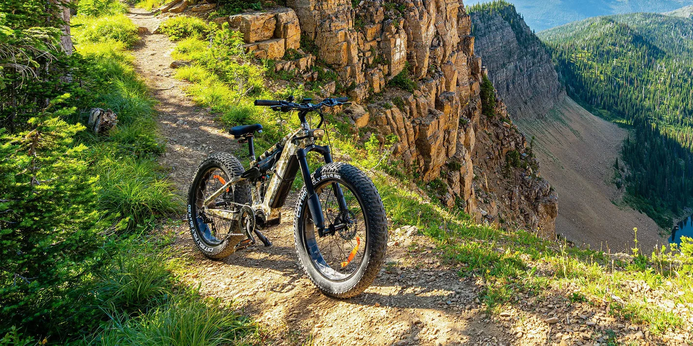 Himiway | Electric Bike | Model D7 Pro Mountain | 1000 W Mid-Drive Motor (1.34 HP) | 26 x 4.0” Fat Tires | 60 To 80 Mile Range | 400 lb Payload | 160 Nm Torque | For Extreme Trail & Backcountry Riding