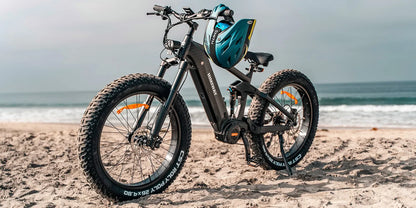Himiway | Electric Bike | Model D7 Pro Mountain | 1000 W Mid-Drive Motor (1.34 HP) | 26 x 4.0” Fat Tires | 60 To 80 Mile Range | 400 lb Payload | 160 Nm Torque | For Extreme Trail & Backcountry Riding