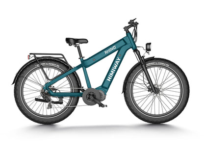 Himiway D5 Plus (Rhino) | 1000W Mid-Drive Motor | 80-110 Miles Per Charge | Dual Battery Off-Road Electric Bike