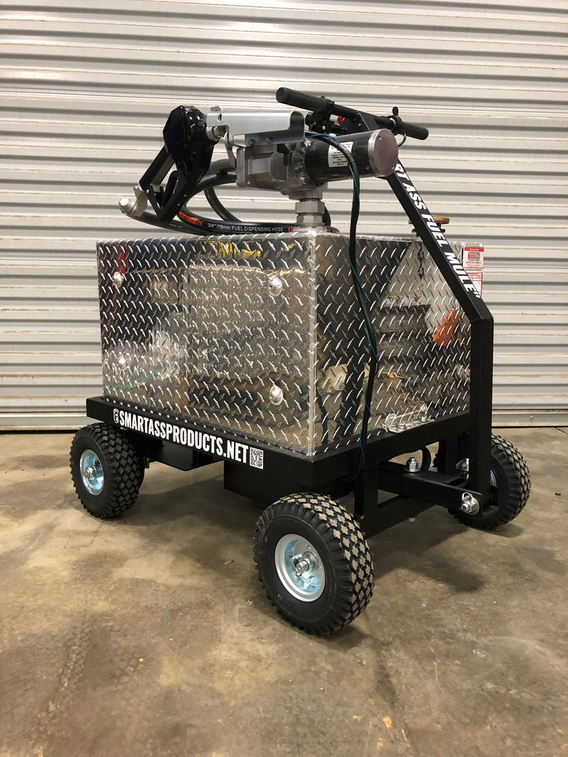 Smart Ass Products - Fuel Mule Electric Gas Caddy - Electric Cart Hauler | 750W Motor