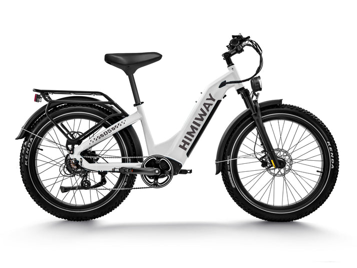 Himiway D5 ST (Zebra ST) | Premium All-terrain Electric Fat Bike | 500W Mid-Drive Motor | 60-80 Miles Per Charge