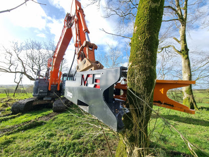 MDE Machinery | Tree Shear With Buncher | Model Koala 150T To Koala 550T | Cutting Capacity 6" To 21.5" Inches | Machine Size 1.5-40 Ton | For Excavator