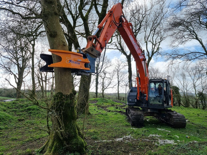 MDE Machinery | Tree Shear With Buncher | Model Koala 150T To Koala 550T | Cutting Capacity 6" To 21.5" Inches | Machine Size 1.5-40 Ton | For Excavator