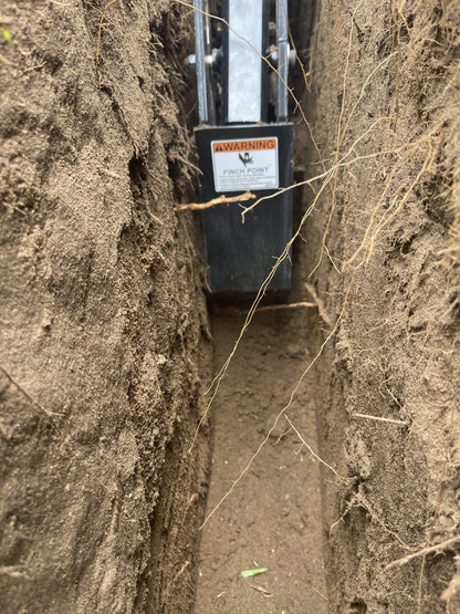 Virnig V50 Trencher | Models TCH36, TCH48 & TCH60 | Dig Depths 36" To 60" | Hydraulic Flow 15-25 GPM | For Skid Steer