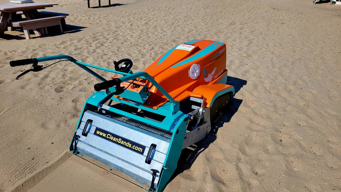 Barracuda 2.0 Electric Beach Cleaner | Sifting Width 35" | Run Time 3–4 Hrs