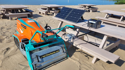 Barracuda 2.0 Electric Beach Cleaner | Sifting Width 35" | Run Time 3–4 Hrs