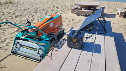 Barracuda 2.0 Electric Beach Cleaner | Sifting Width 35" | Run Time 3–4 Hrs