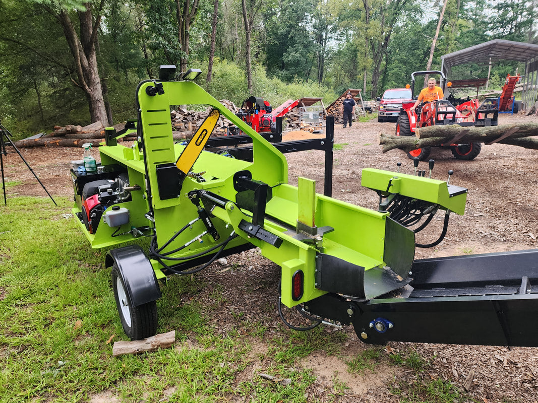 Hahn Firewood Processor | Model Mini-Pro 250/B | Engine Horsepower 25 HP | Max Log Diameter 20” inches | For Skid Steers