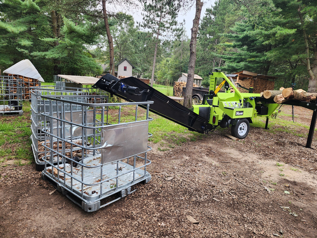 Hahn Firewood Processor | Model Mini-Pro 250/B | Engine Horsepower 25 HP | Max Log Diameter 20” inches | For Skid Steers