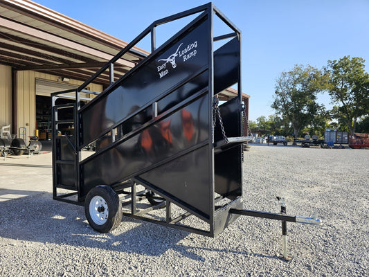 Industrias America Portable Loading Chute | Model CLR-9 | Width 64" | Pull Type | For Livestock Handling & Transport