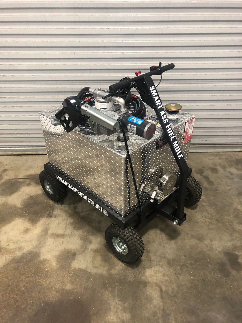 Smart Ass Fuel Mule Aviation Edition | 20' Retractable Static Bonding Reel | 18' Feet of Antistatic Fuel Hose