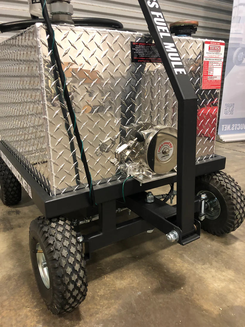 Smart Ass Fuel Mule Aviation Edition | 20' Retractable Static Bonding Reel | 18' Feet of Antistatic Fuel Hose