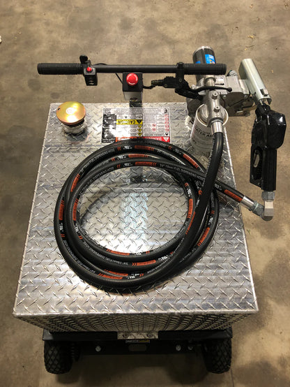 Smart Ass Fuel Mule Aviation Edition | 20' Retractable Static Bonding Reel | 18' Feet of Antistatic Fuel Hose