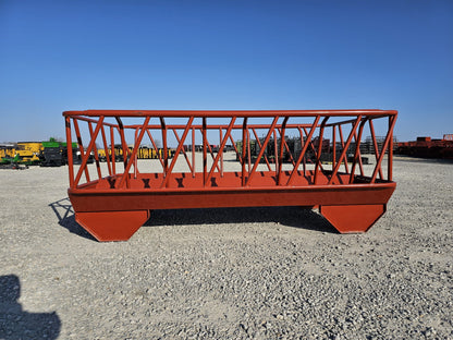 DH Farm Bale Feeder on Skids | Length 12' | Width 80" | 30–50 HP | For Tractors