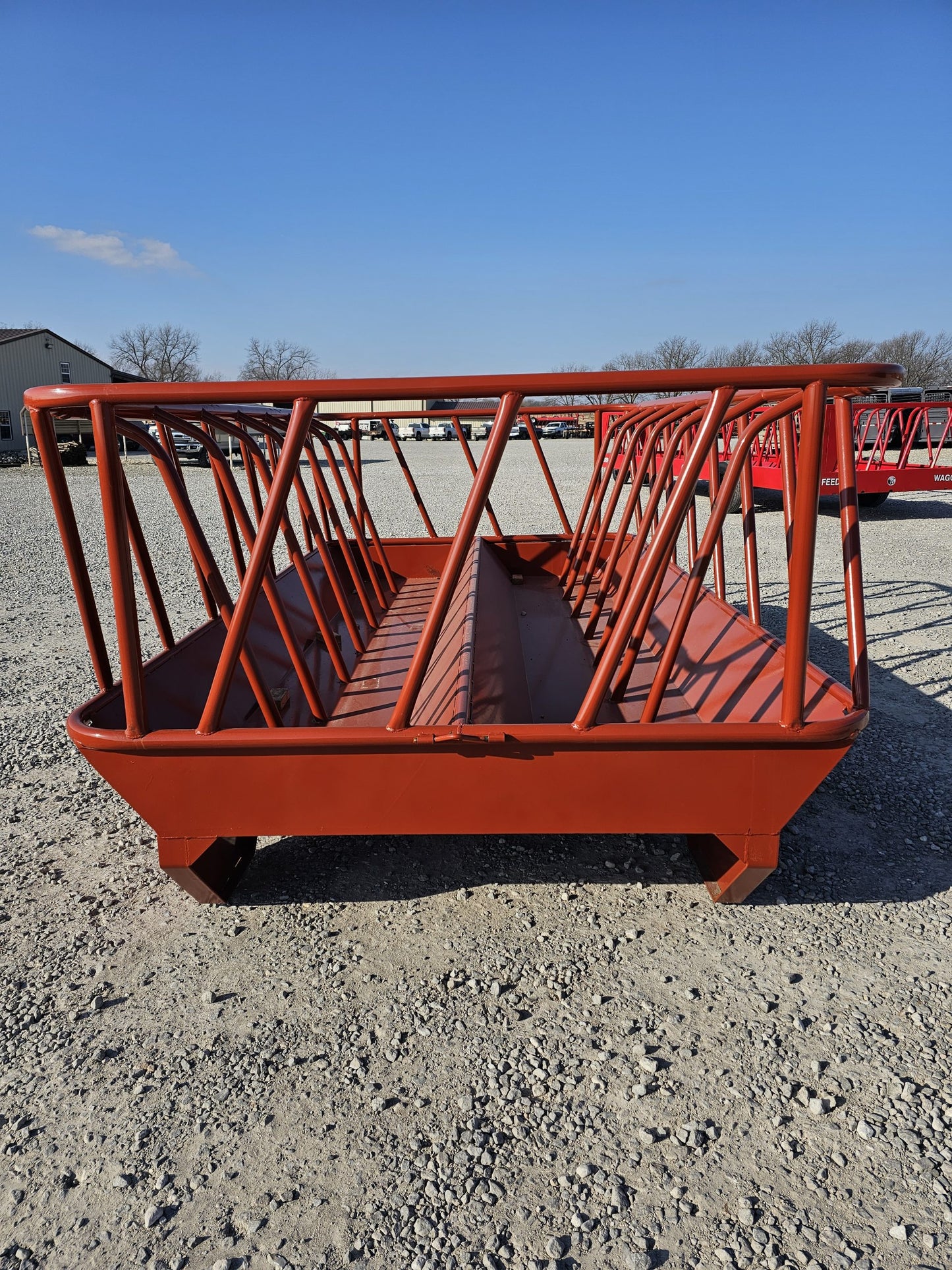 DH Farm Bale Feeder on Skids | Length 12' | Width 80" | 30–50 HP | For Tractors