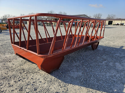 DH Farm Bale Feeder on Skids | Length 12' | Width 80" | 30–50 HP | For Tractors