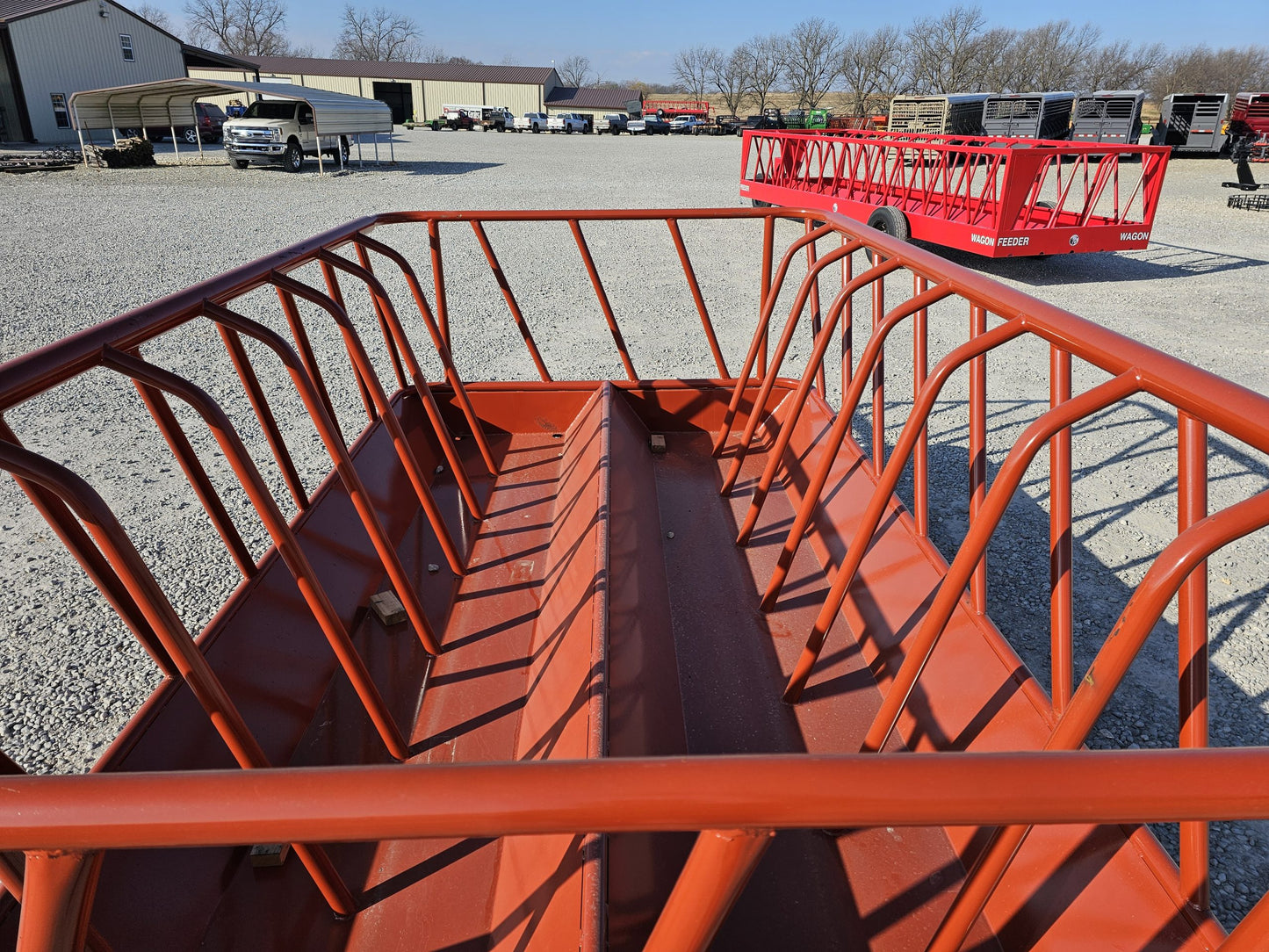 DH Farm Bale Feeder on Skids | Length 12' | Width 80" | 30–50 HP | For Tractors