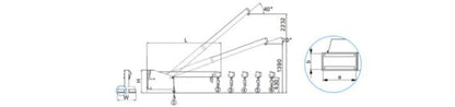 Landy Attachments Crane Jibs (Fixed & Tilt) | Capacity 5500–9900 lb | Short & Long Reach | 8-30 GPM | 2-5 Tons | For Forklifts, Skid Steers & Excavators