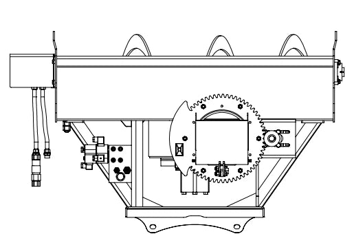 Landy Attachments Hydraulic Snow Blower | Model MS-HSB1220 | Width 48" | 8-13 GPM | For Mini Track Loaders & Skid Steers