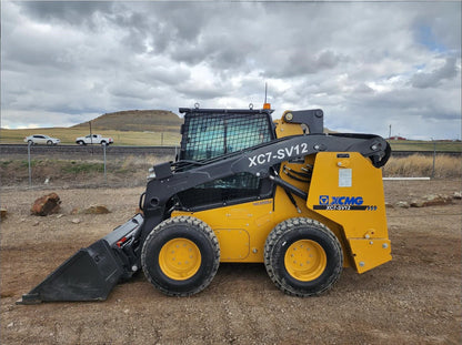 Landy Attachment HD Snow/Mulch Bucket | Bucket Width 72” | 12-25 GPM | 35-40 HP | For Skid Steers, Tractors, UTVs & Loaders
