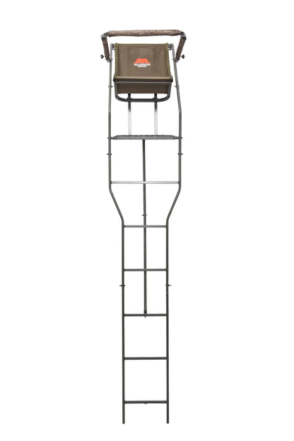 Millennium Treestands L125 Lite Ladder Stand | Model L-125-SL | 18' Height | 300 lb Capacity | Steel Hunting Stand