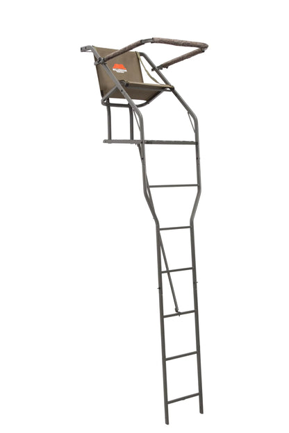 Millennium Treestands L125 Lite Ladder Stand | Model L-125-SL | 18' Height | 300 lb Capacity | Steel Hunting Stand
