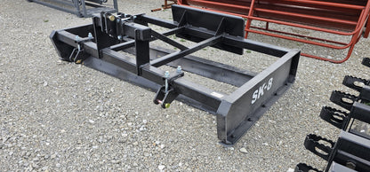 Industrias America Grader Blade | Model SK-8 | Working Width 8' | Hydraulic Flow 10 To 25 GPM | For Skid Steers