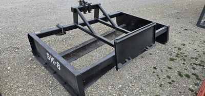 Industrias America Grader Blade | Model SK-8 | Working Width 8' | Hydraulic Flow 10 To 25 GPM | For Skid Steers