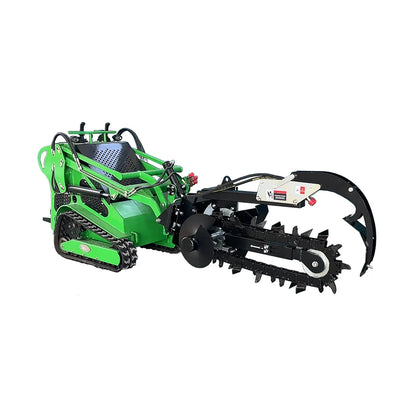 Landy Attachments Mini Skid Steer Trencher | Trenching Depth 37" | Cutting Width 6" | 20 GPM | For Mini Skid Steers