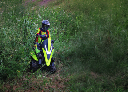 DTV Trail Rider Electric All-Terrain Tracked Vehicle | 43" x 27" Platform | 20 kW Dual Motor | 30 MPH Top Speed | 4-Hour Runtime | For Adventure & Utility Work